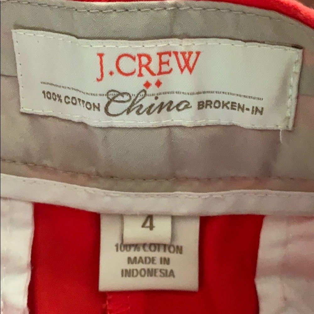 J. Crew Cotton Broken In Chino Shorts - Picture 3 of 4